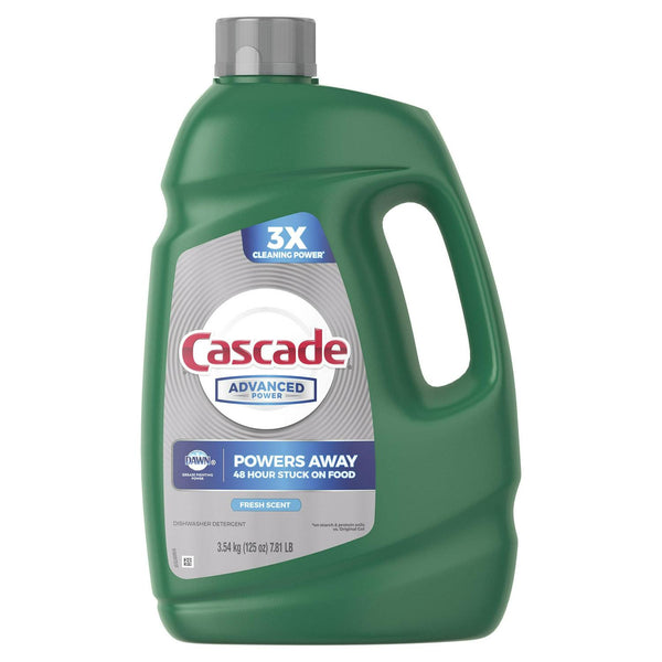 Cascade Advanced Power Liquid Dishwasher Detergent, Fresh Scent, 125 fl oz