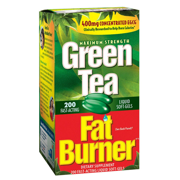 Green Tea Fat Burner, 200 Liquid Soft-Gels