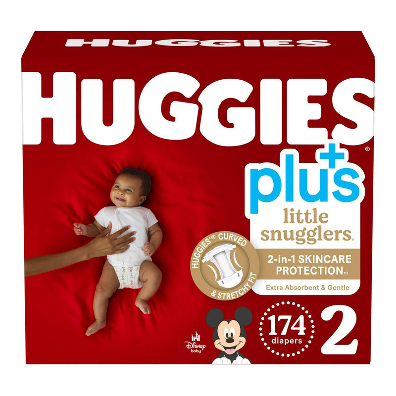 Huggies Plus Diapers Sizes 1 - 2