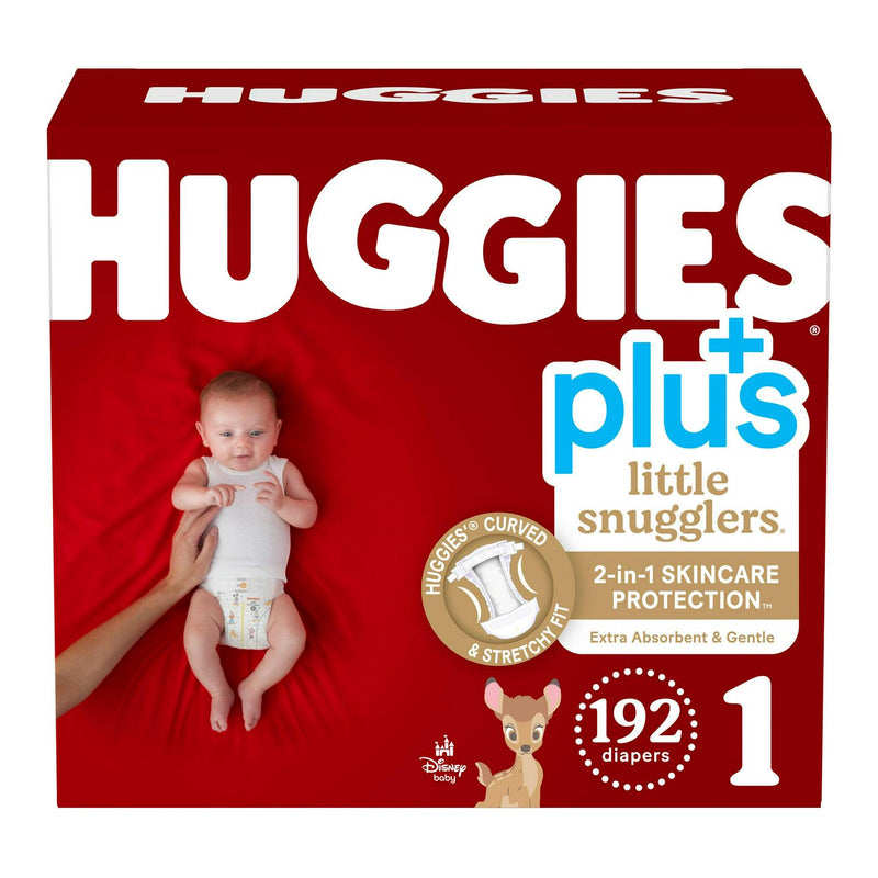 Huggies Plus Diapers Sizes 1 - 2