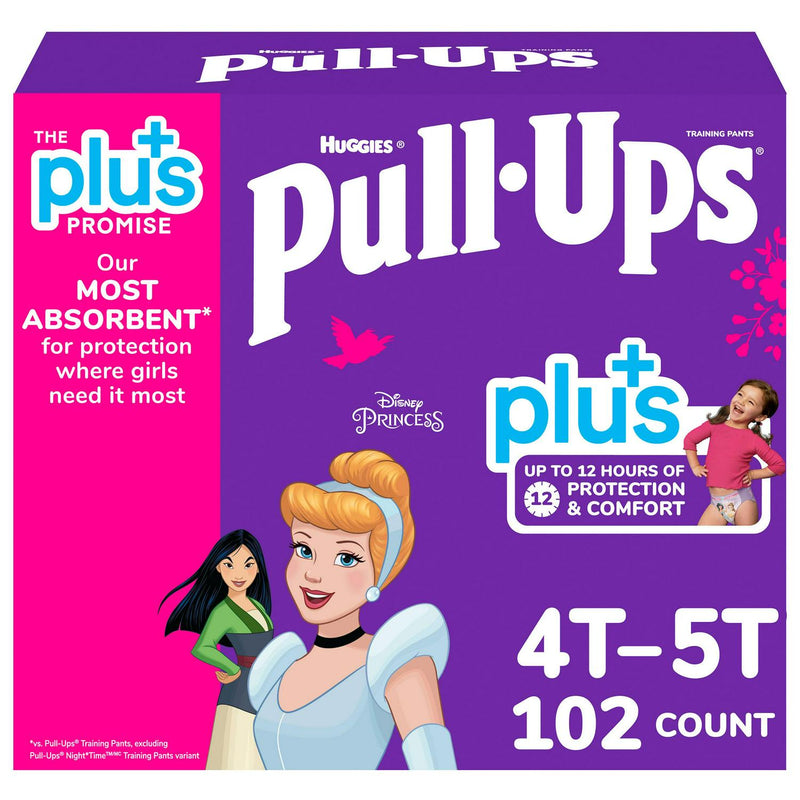 Huggies Pull-Ups Plus Training Pants For Girls