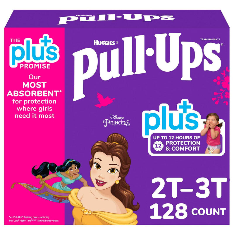 Huggies Pull-Ups Plus Training Pants For Girls