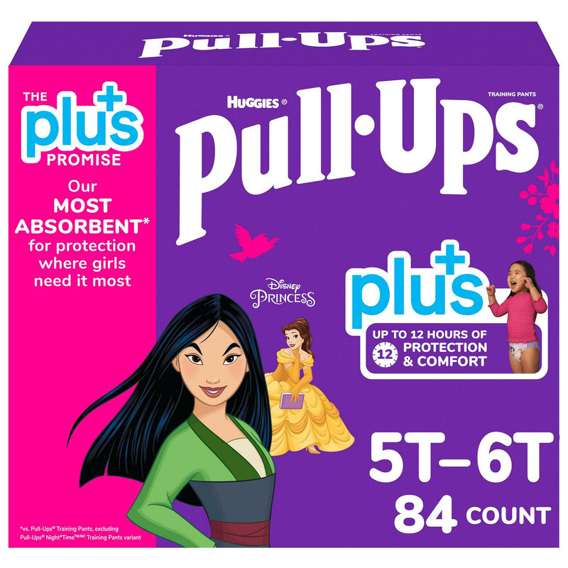 Huggies Pull-Ups Plus Training Pants For Girls