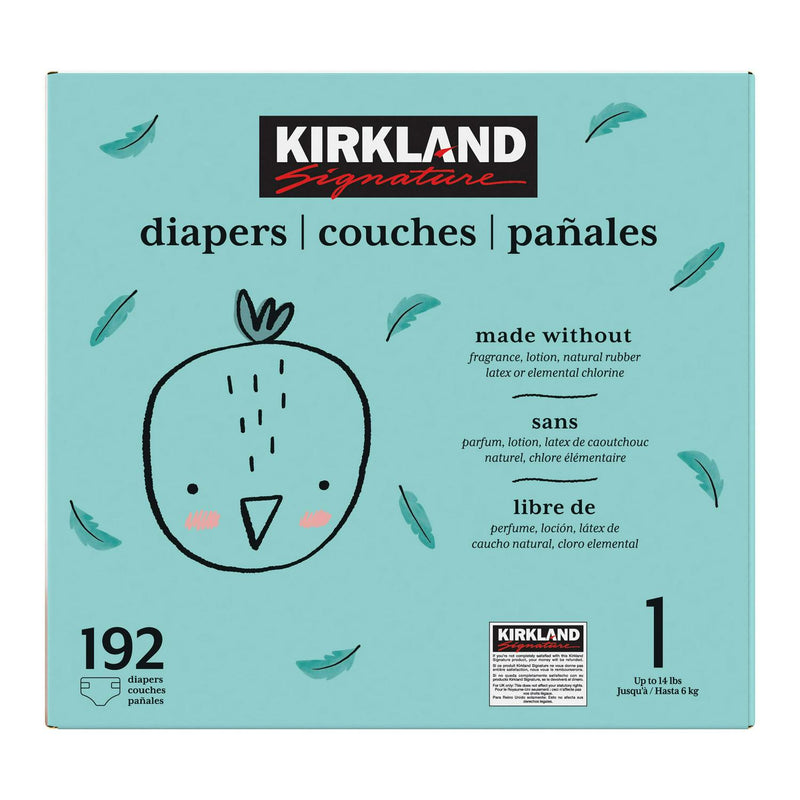 Kirkland Signature Diapers Sizes 1-2