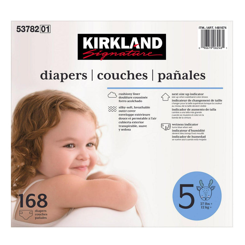 Kirkland Signature Diapers Sizes 3-6