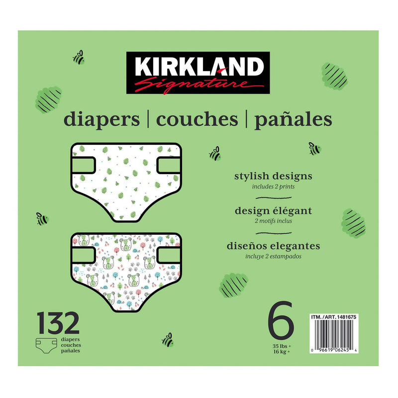 Kirkland Signature Diapers Sizes 3-6