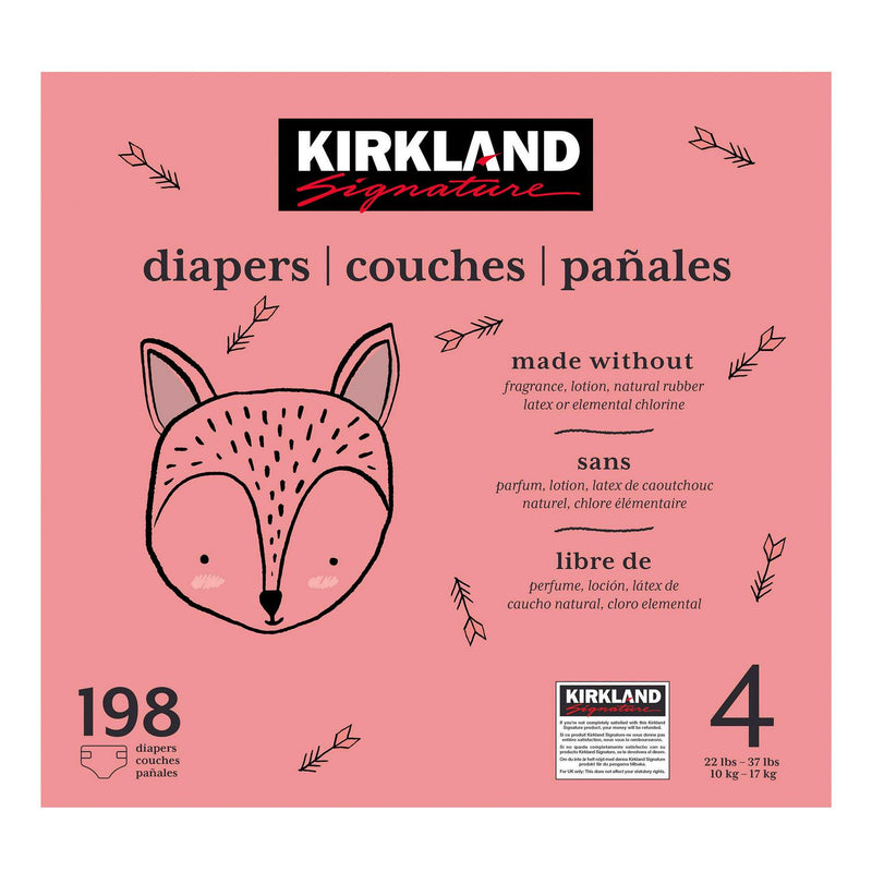 Kirkland Signature Diapers Sizes 3-6