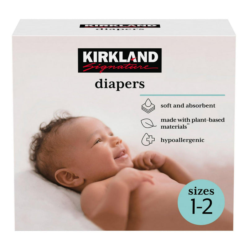 Kirkland Signature Diapers Sizes 1-2