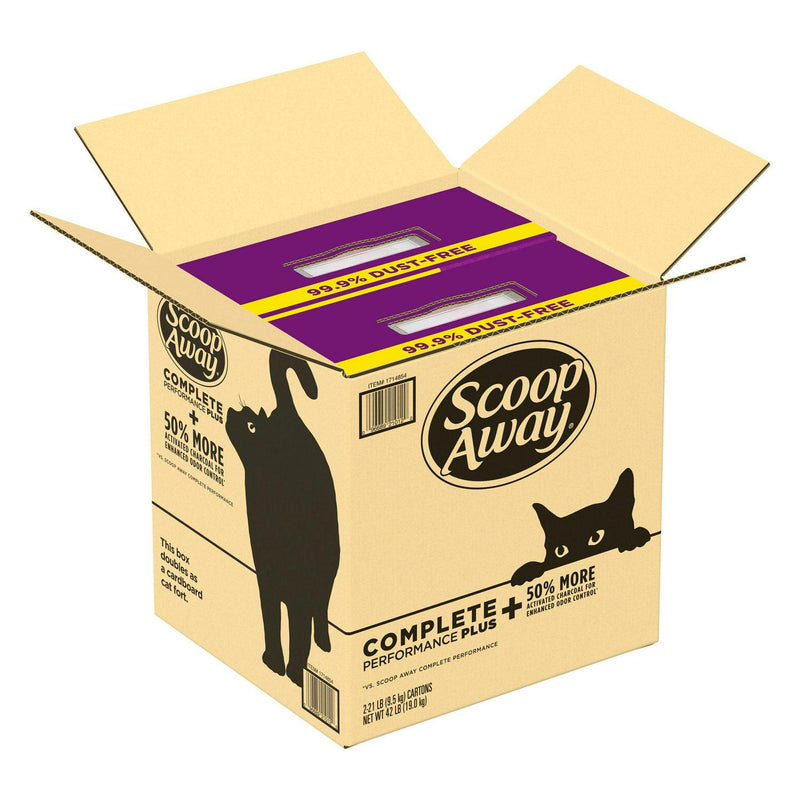 Scoop Away Complete Performance Plus, Scented Cat Litter, 42 Pounds