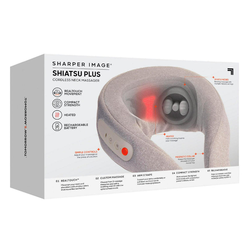 Sharper Image RealTouch Shiatsu Plus Cordless Neck Massager