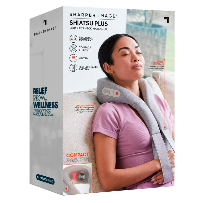 Sharper Image RealTouch Shiatsu Plus Cordless Neck Massager