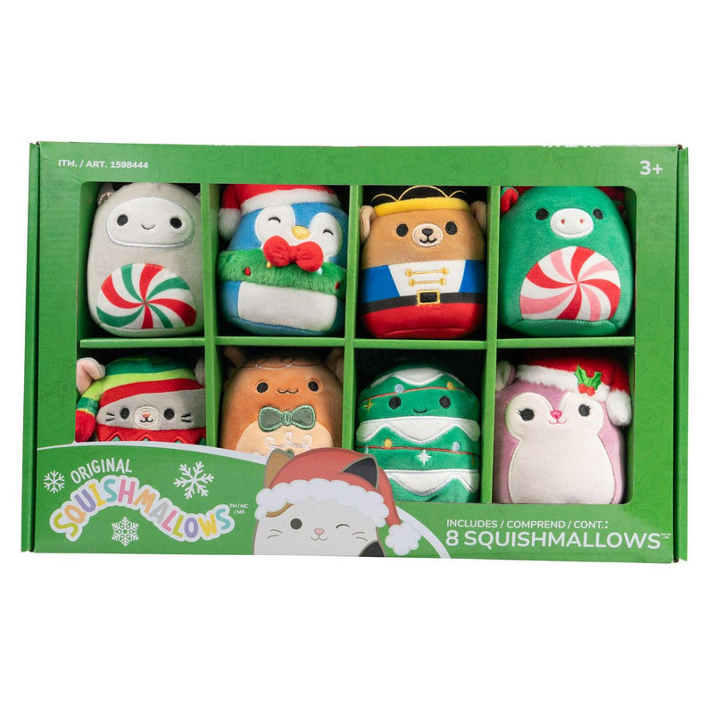 Squishmallows 4-inch Ornament Plush 8-pack Assorted