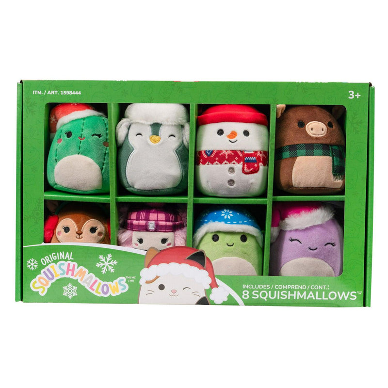 Squishmallows 4-inch Ornament Plush 8-pack Assorted