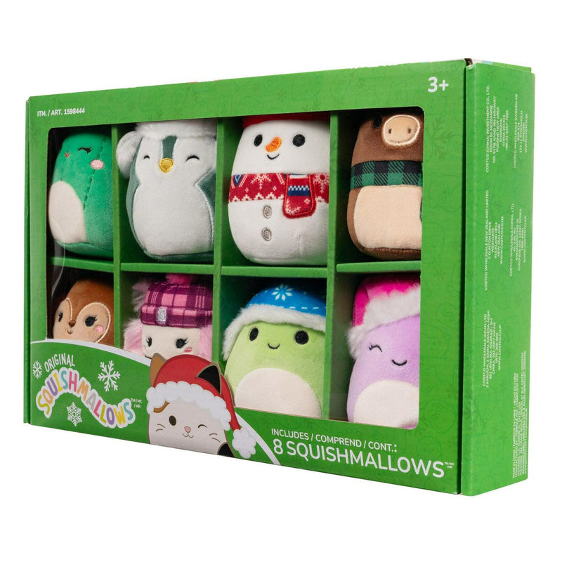 Squishmallows 4-inch Ornament Plush 8-pack Assorted