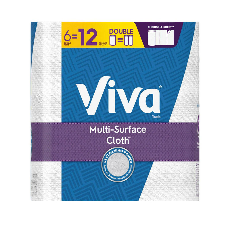 Viva Multi-Surface Cloth Paper Towels, 2-Ply, 110 Sheets, 24-count